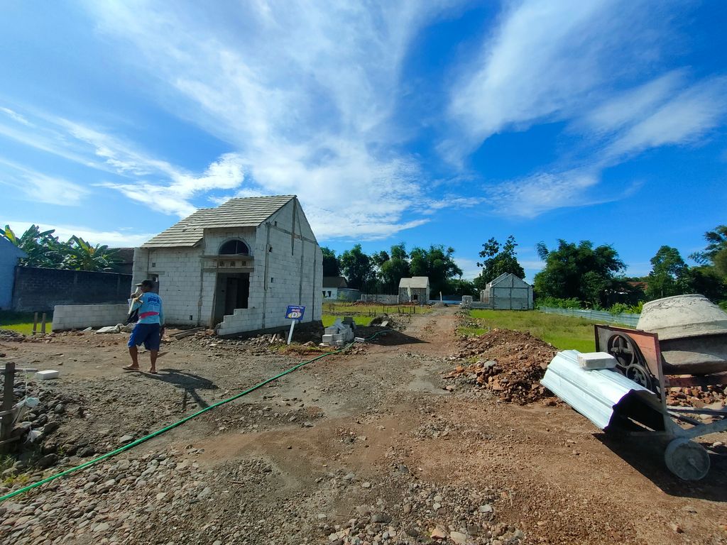 foto posisi tengah perumahan GAMPENG VIEW