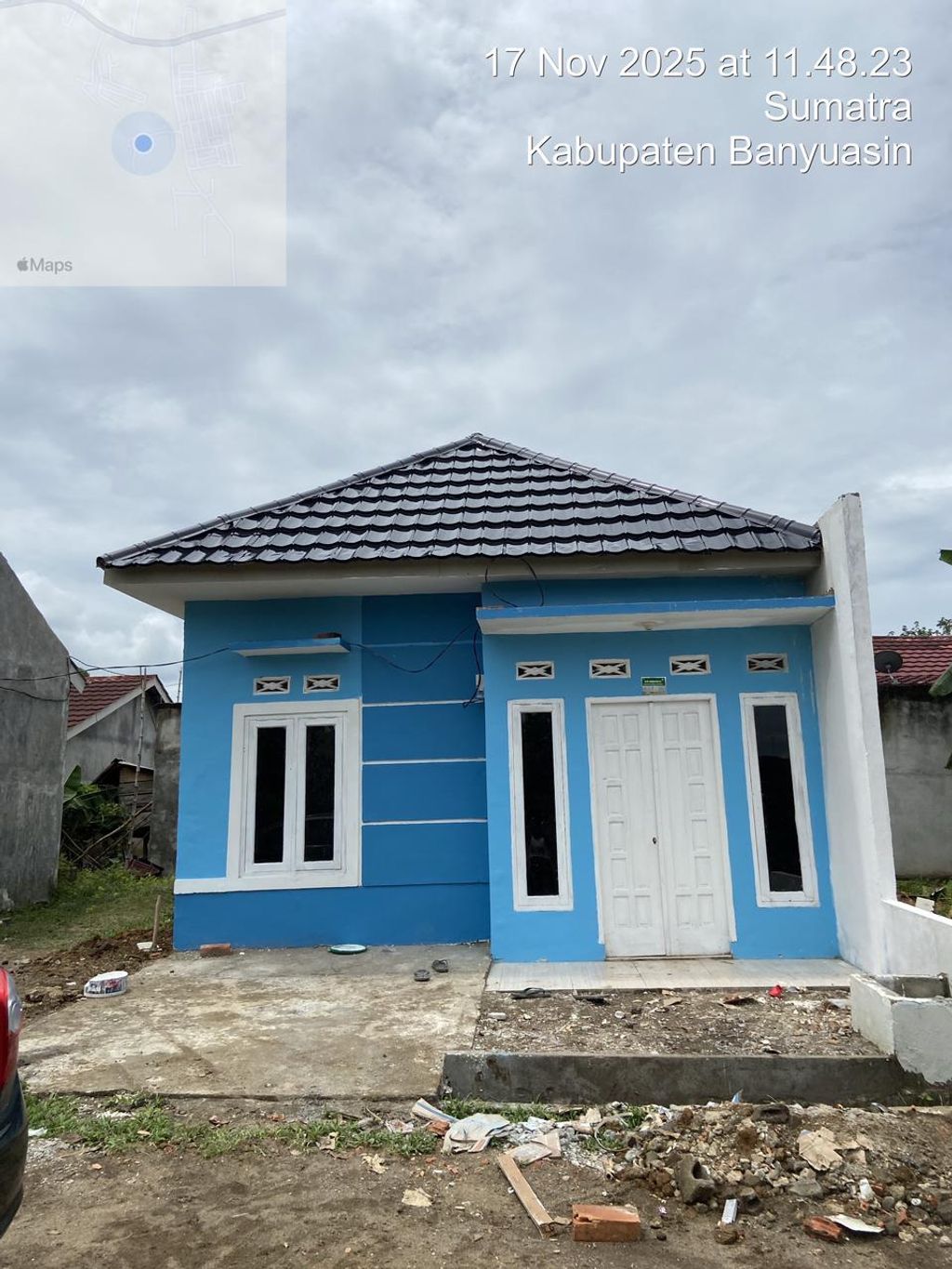 foto tampak rumah tipe 36 - 2025 perumahan Graha Gemilang