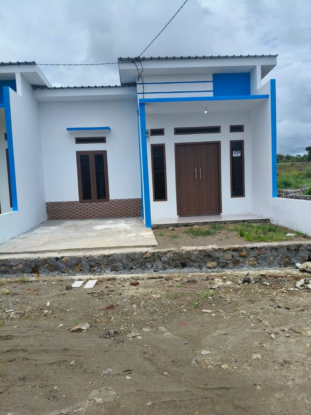 foto tampak rumah tipe BLOK H perumahan REZKY MANDIRI 2