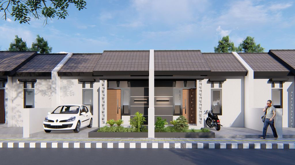 foto tampak rumah tipe 30/63 perumahan GRIYO JAMBEAN ASRI 2