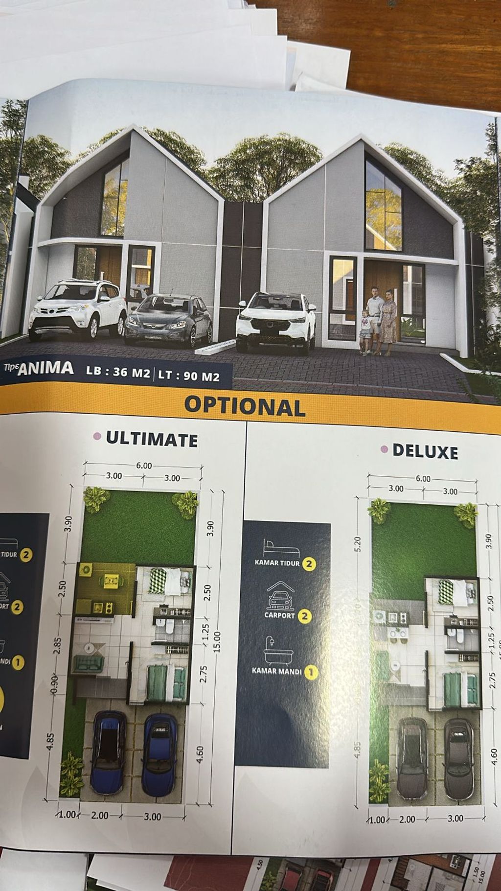 foto tampak rumah tipe ANIMA DELUXE perumahan BREEZE VIEW & BREEZE TERRACE