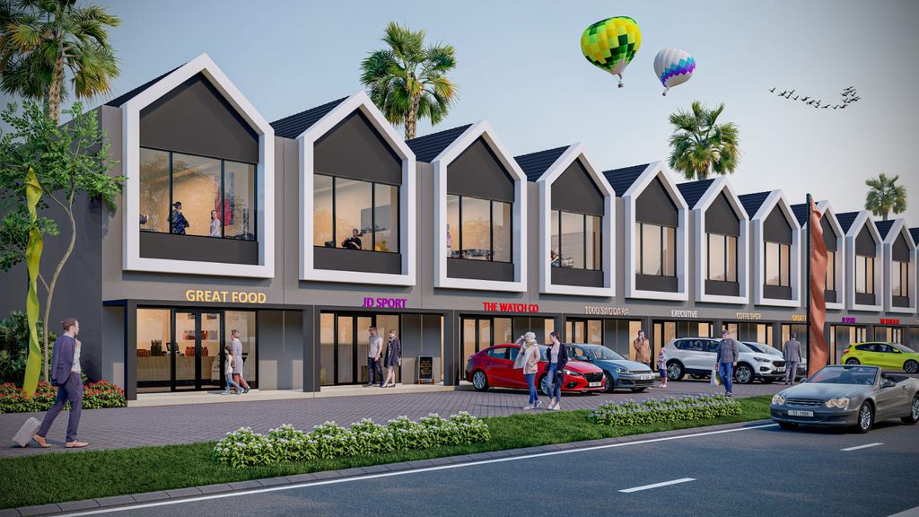 foto tampak rumah tipe RUKO perumahan BREEZE VIEW & BREEZE TERRACE
