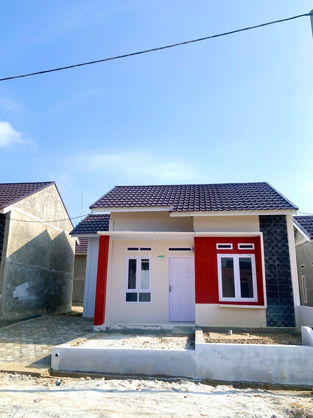foto tampak rumah tipe 36/108 perumahan TERUSAN BARU RESIDENCE TAHAP 3