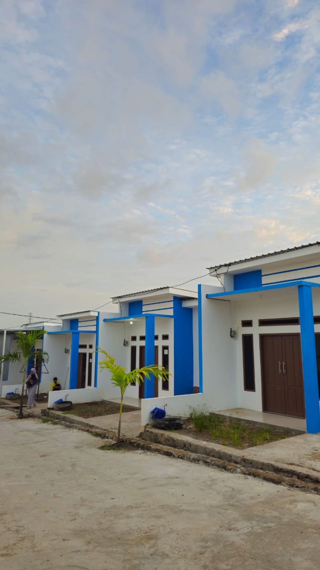 foto tampak rumah tipe BLOK F perumahan REZKY MANDIRI 2