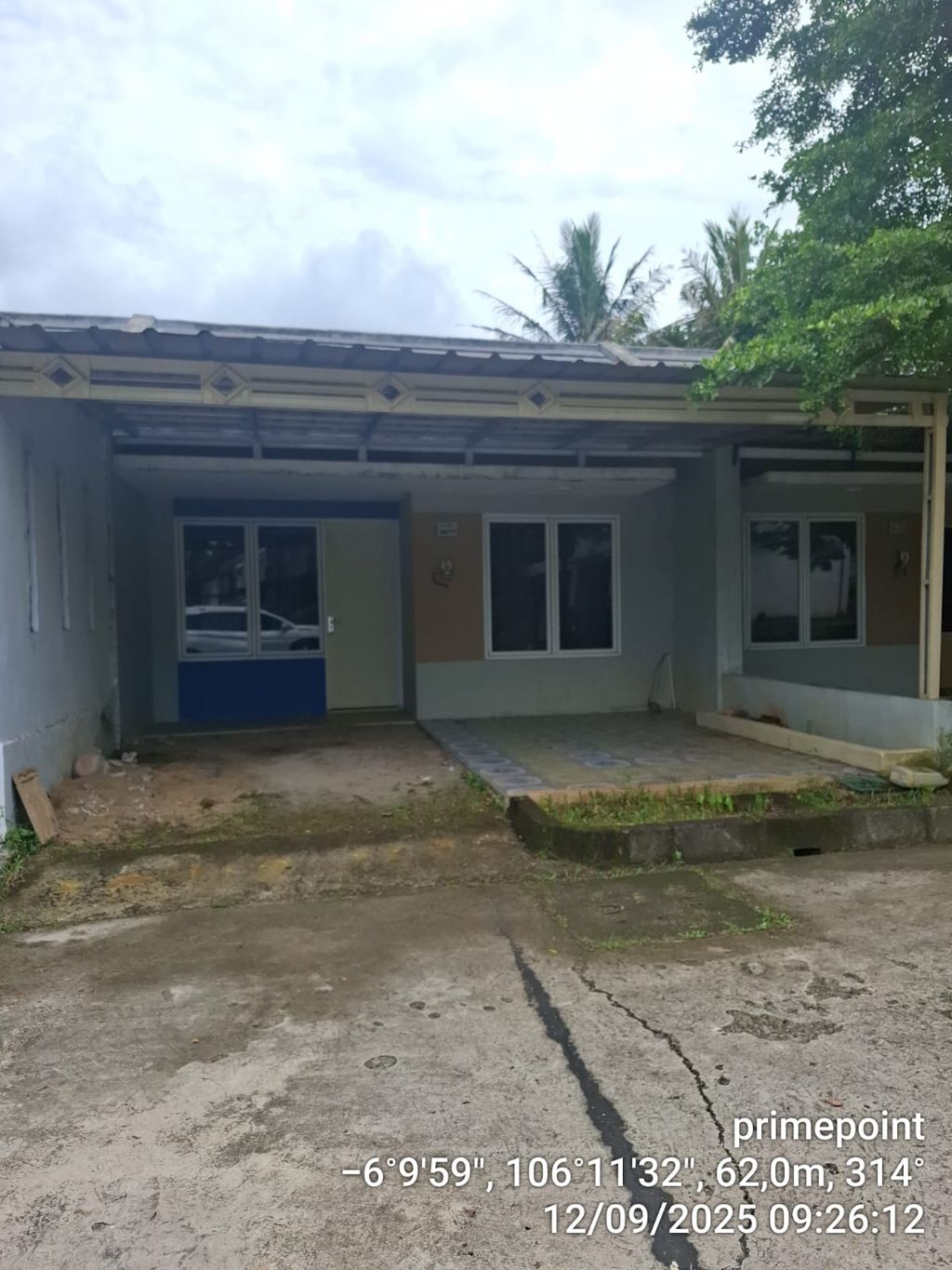 foto tampak rumah tipe 33/60 (Hook) perumahan PRIME POINT