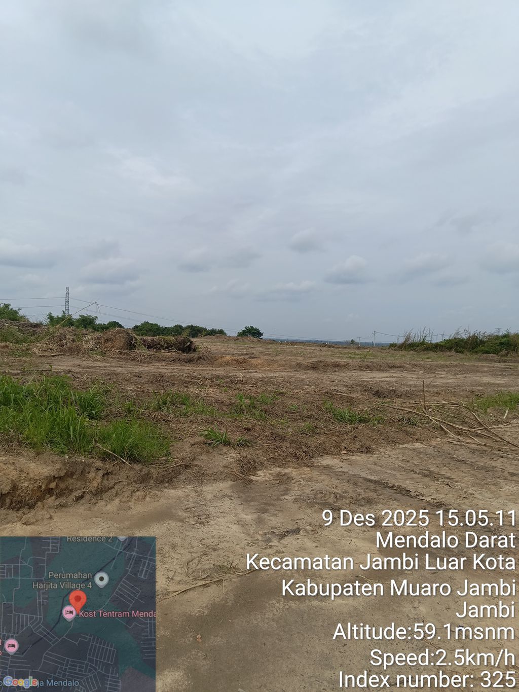 foto posisi tengah perumahan KAMPOENG MENDALO INDAH 2