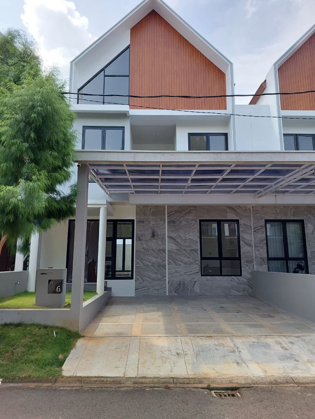 foto tampak rumah tipe HANARA KP A05/06 perumahan KEDATON PARK TAHAP 3B