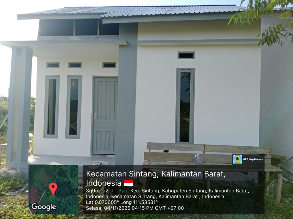 foto tampak rumah tipe 36 perumahan GARDEN MAS 3