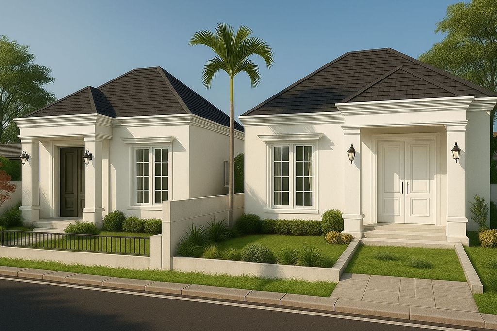 foto tampak rumah tipe 36 perumahan DATRIVA LESTARIA