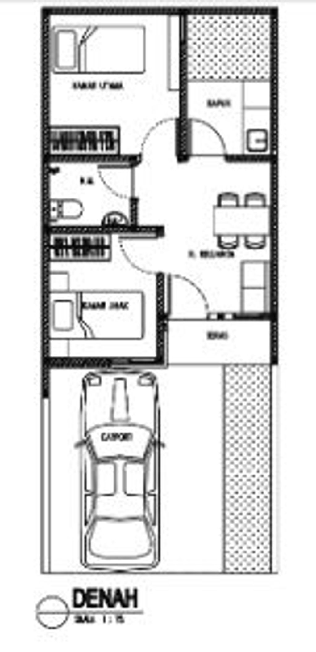 foto denah rumah tipe Chelsea Standar perumahan PURI JAYA 26