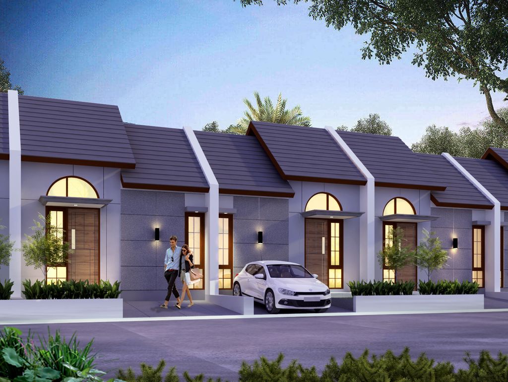 foto tampak rumah tipe 30/60 perumahan GAMPENG VIEW