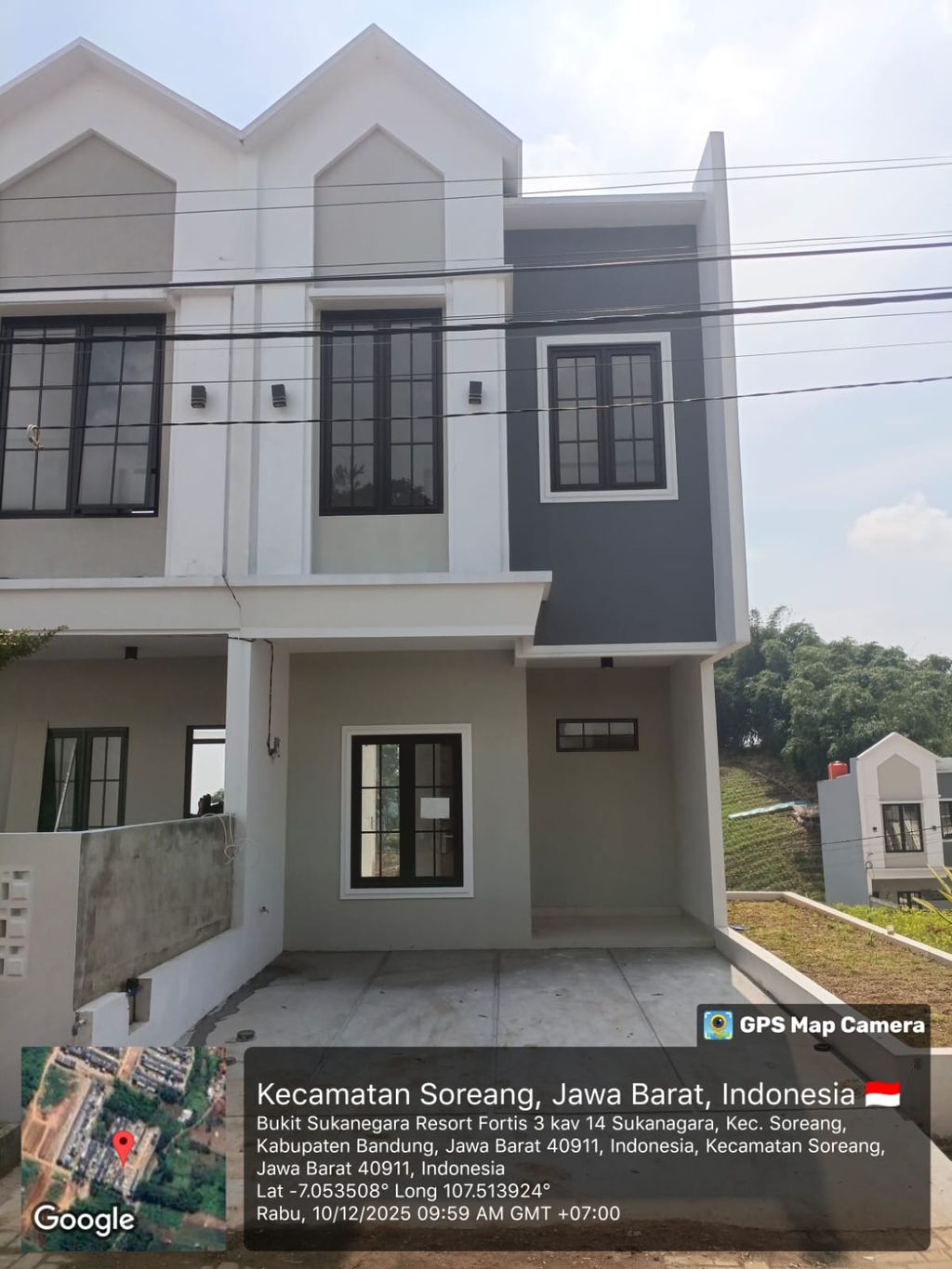 foto tampak rumah tipe 38 Compact CL 2 KT (364) perumahan Bukit Sukanagara Resort