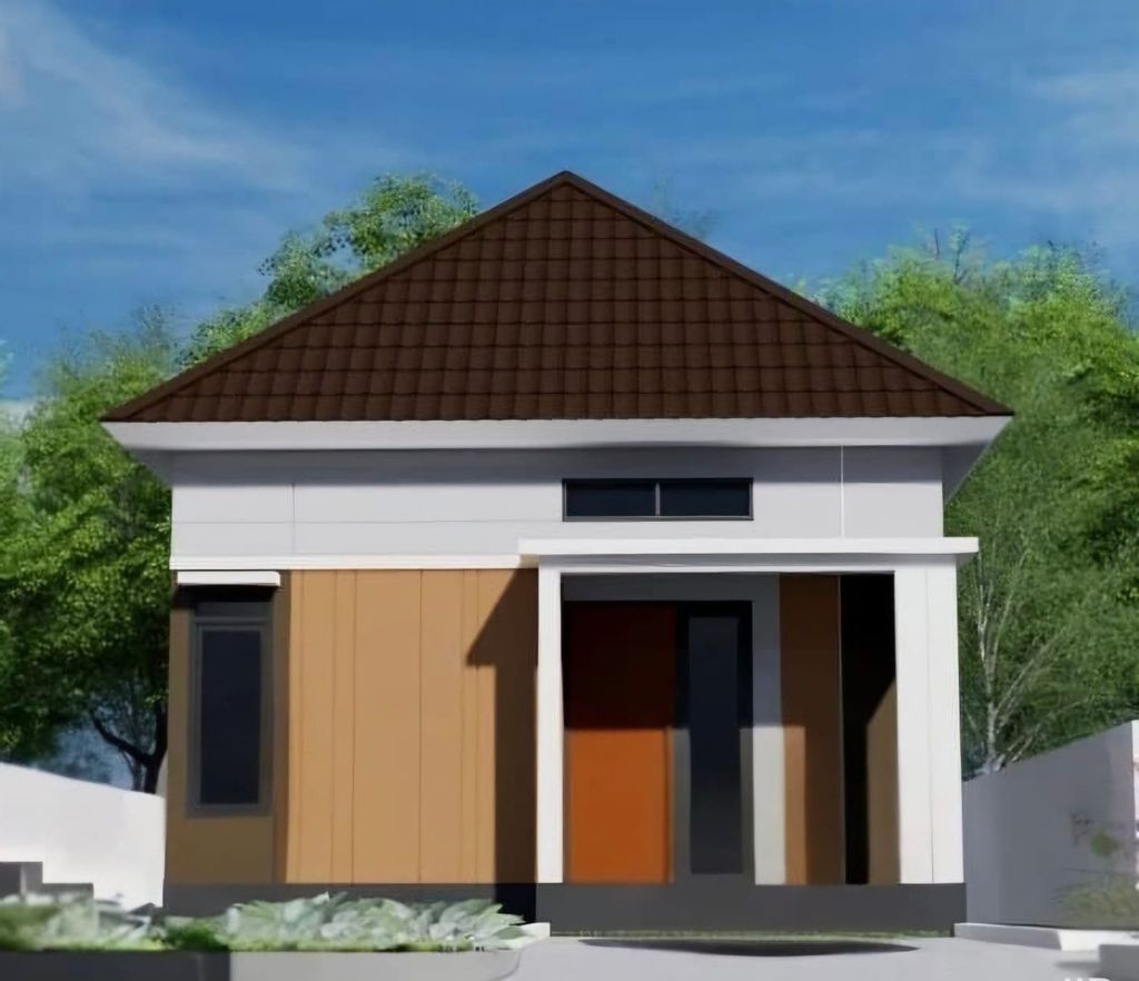 foto tampak rumah tipe 36 perumahan AZZAHIR RESIDENCE