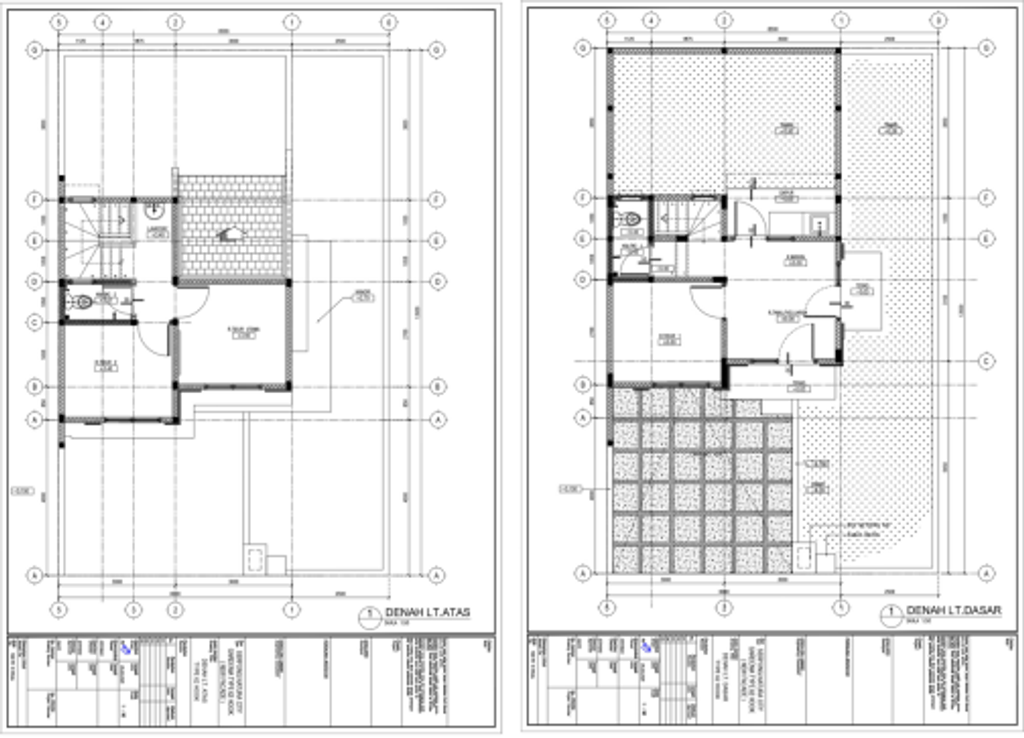 foto denah rumah tipe NGD-0001 perumahan SERPONG NATURA CITY