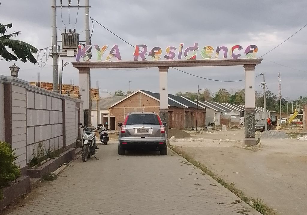foto gerbang perumahan KYA RESIDENCE 2 TAHAP 3