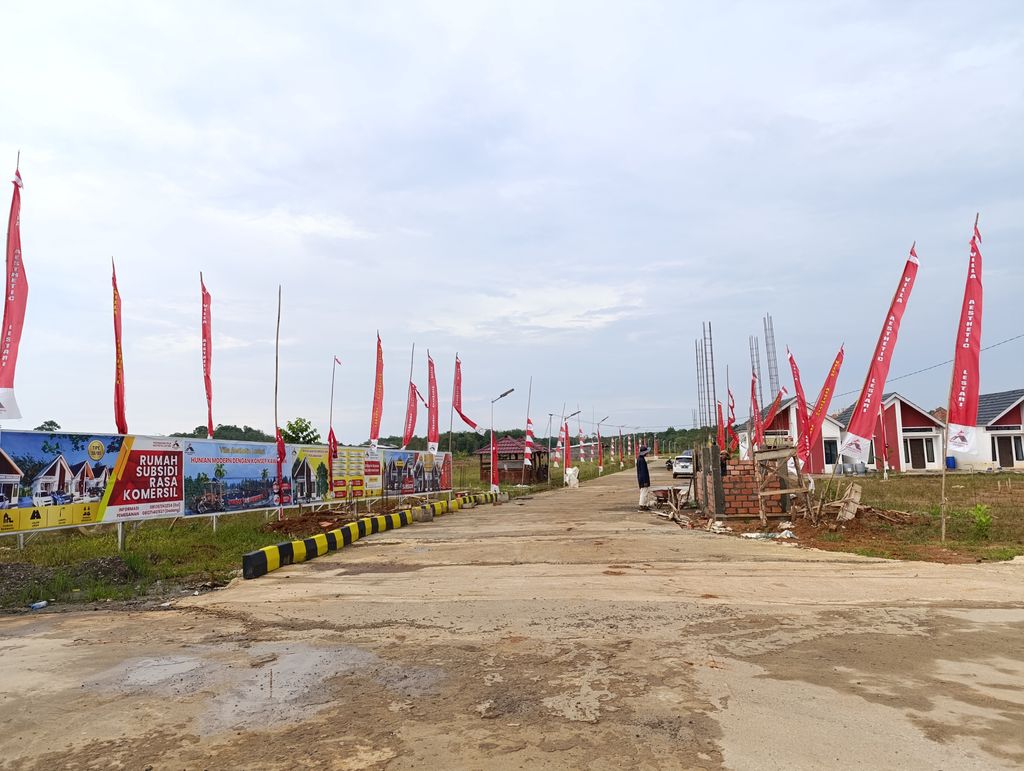 foto gerbang perumahan VILLA AESTHETIC LESTARI