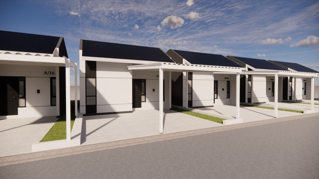 foto tampak rumah tipe 36 perumahan RANS KARYA REGENCY