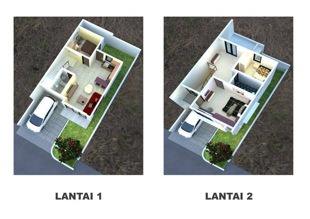 foto denah rumah tipe 84 E(03) perumahan SRIWIJAYA GARDEN