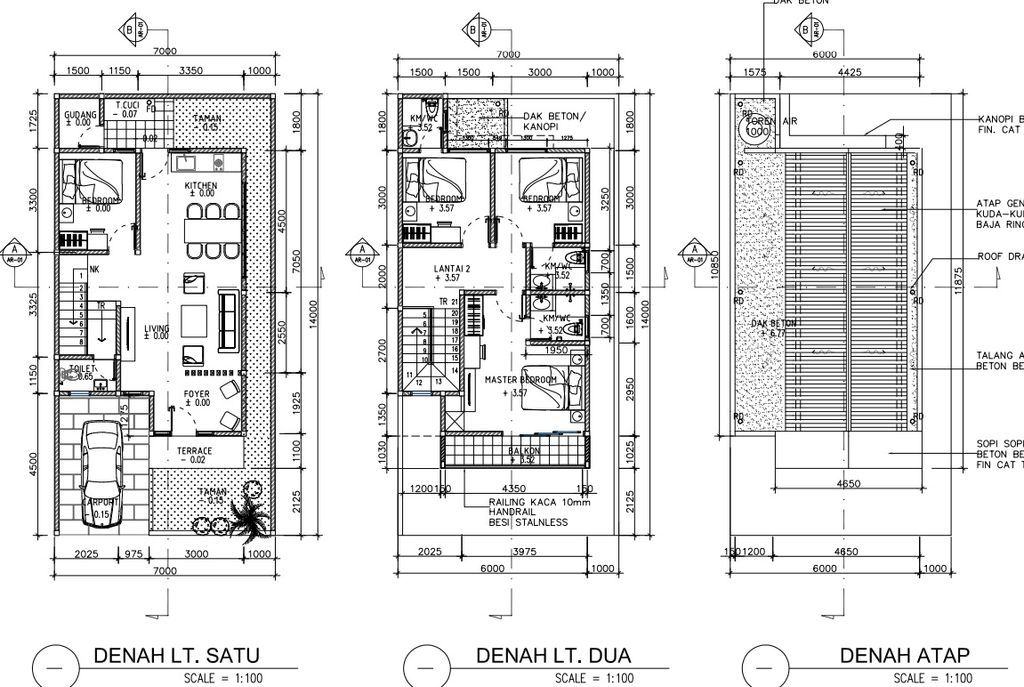 foto denah rumah tipe 118 (B03) perumahan SRIWIJAYA GARDEN