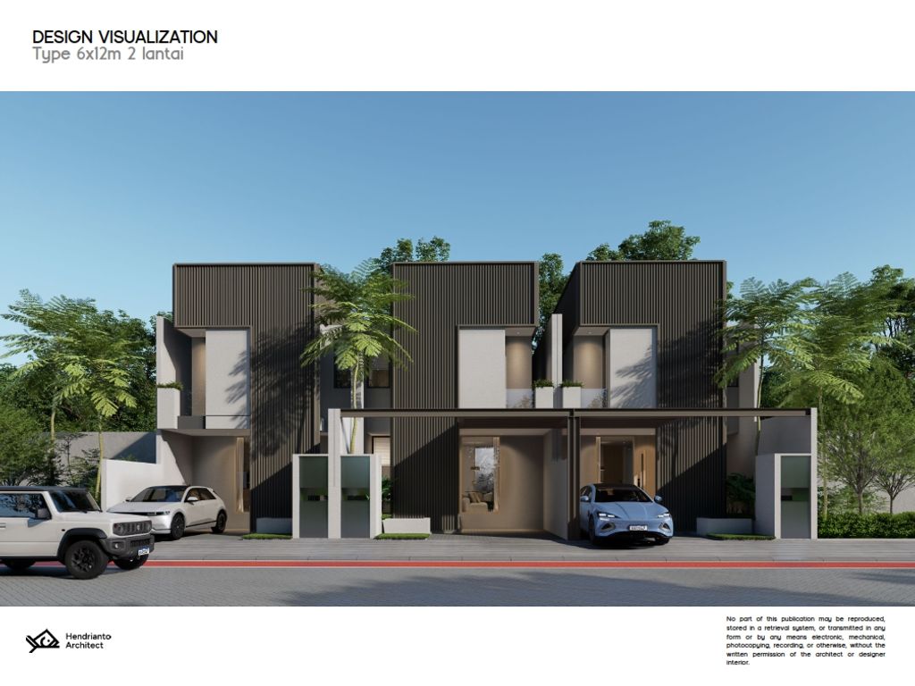 foto tampak rumah tipe GREENSCAPE perumahan HB Green Residence