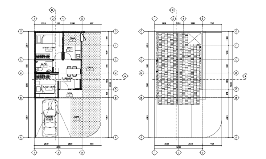 foto denah rumah tipe BLOSSOM PRIME perumahan ROYAL BLOSSOM