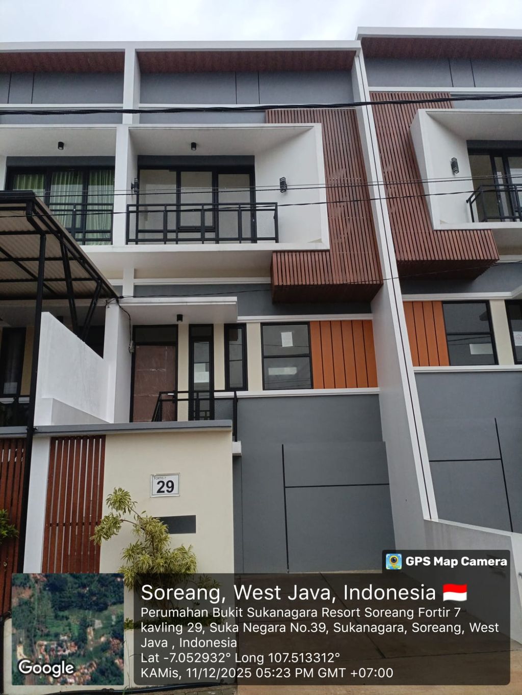 foto tampak rumah tipe 50 Compact (3 kamar) (423) perumahan Bukit Sukanagara Resort