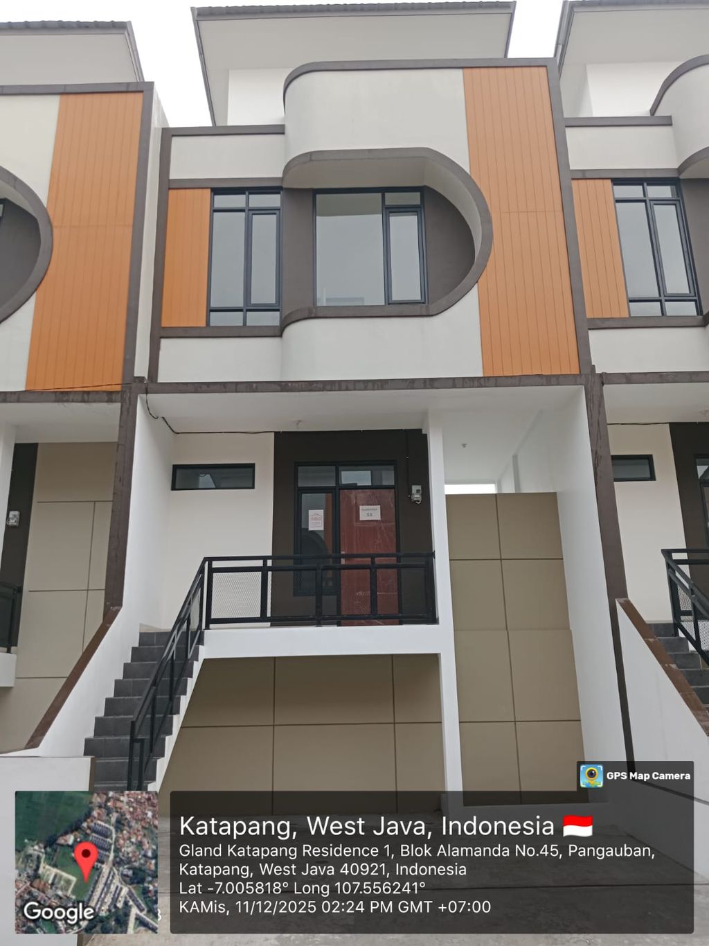 foto tampak rumah tipe 50 Compact 3 Kamar HC (553) perumahan G-Land Katapang Residence 1