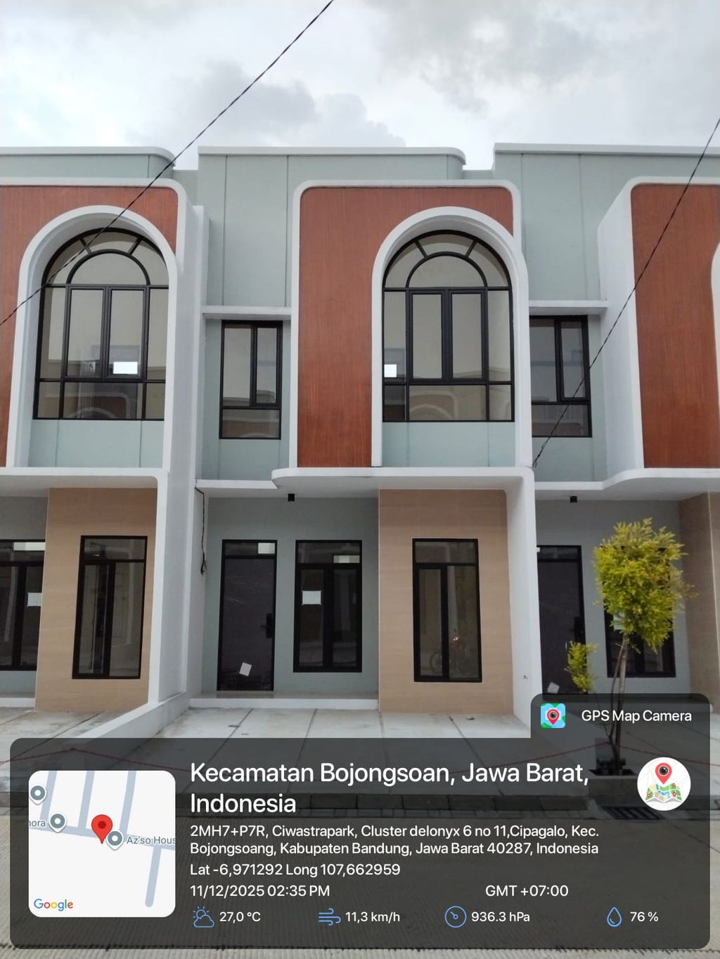 foto tampak rumah tipe 43 Compact 3 Kamar HC (485) perumahan G-Land Ciwastra Park 2