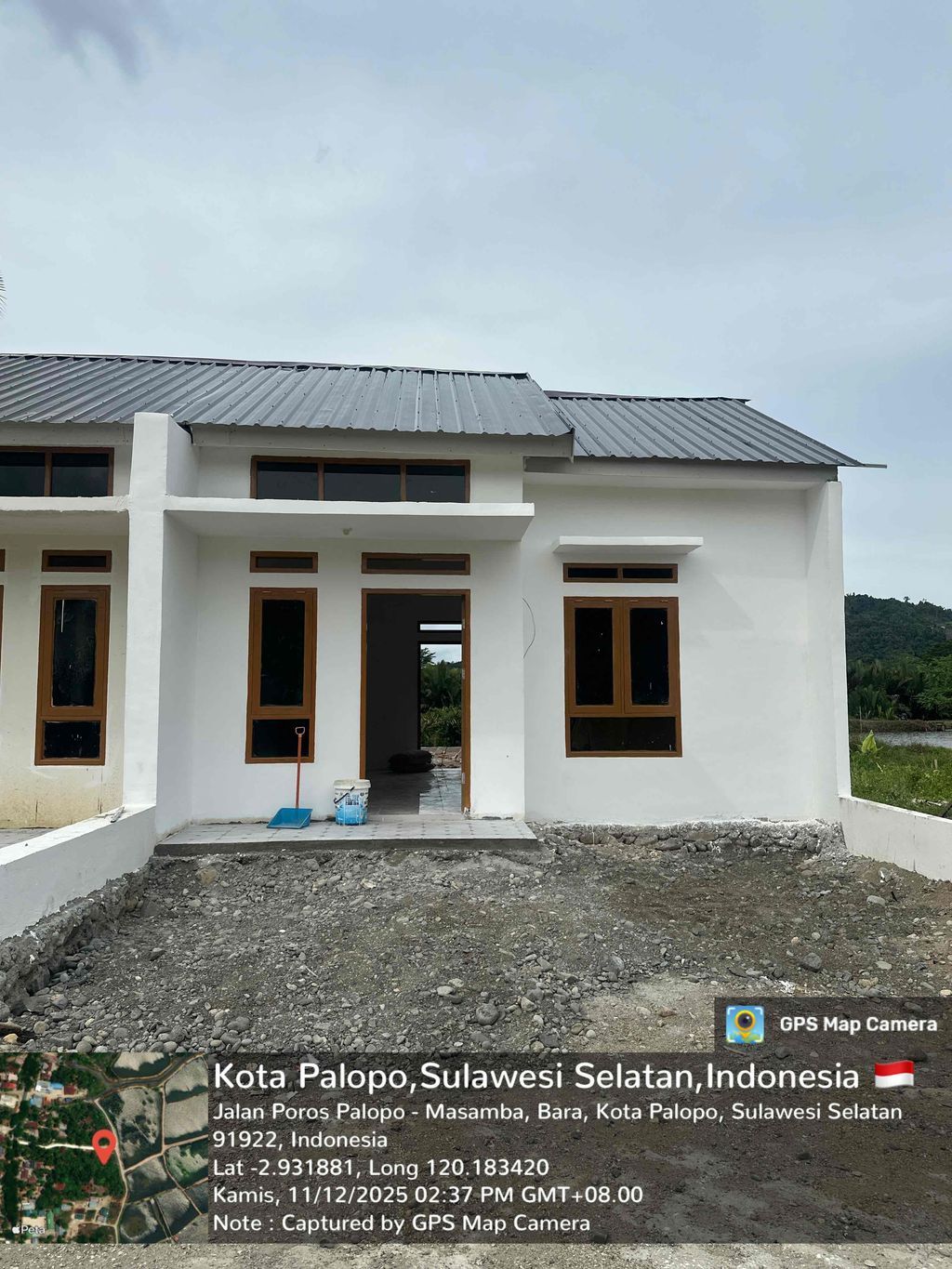 foto tampak rumah tipe 36 perumahan PALANGIRANG RESIDENCE