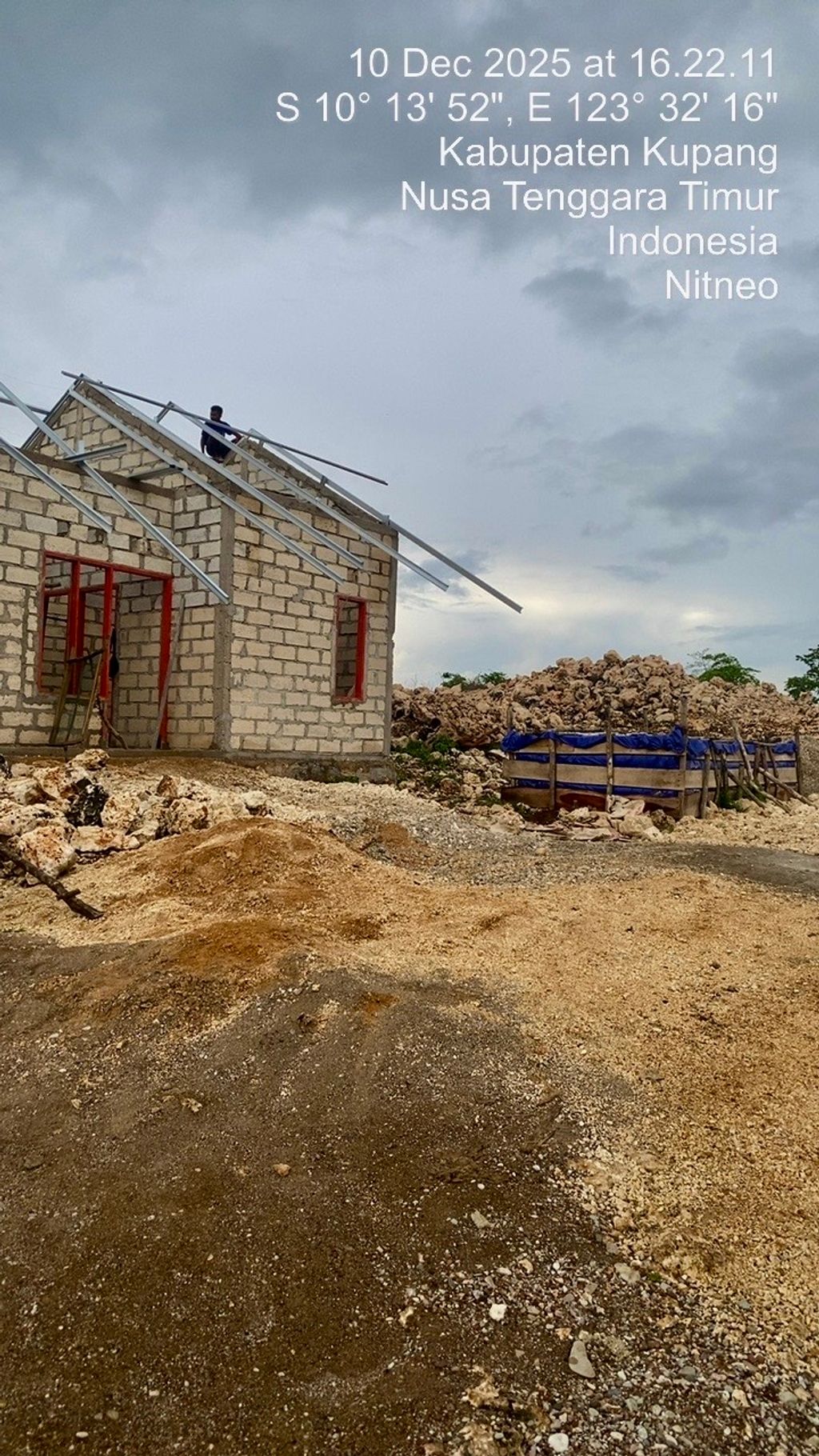 foto posisi tengah perumahan Mato Regency 3