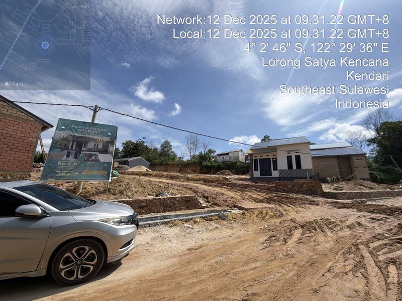 foto posisi tengah perumahan Bukit Safa