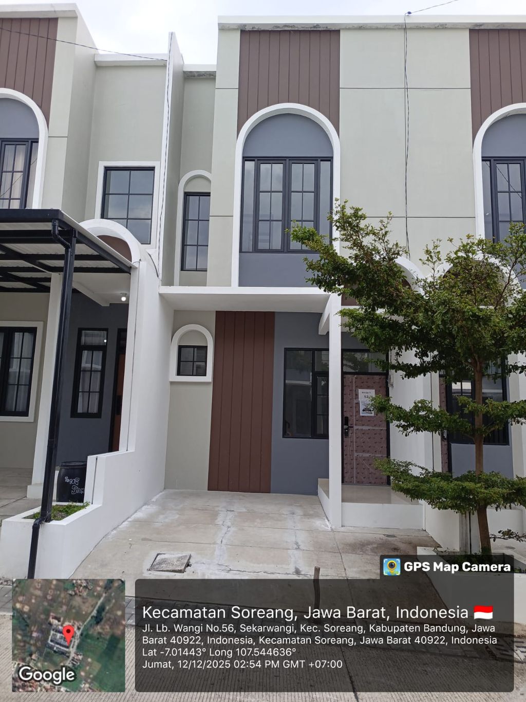 foto tampak rumah tipe 50 Compact 3 Kamar HC (452) perumahan Seroja Home Residence 4