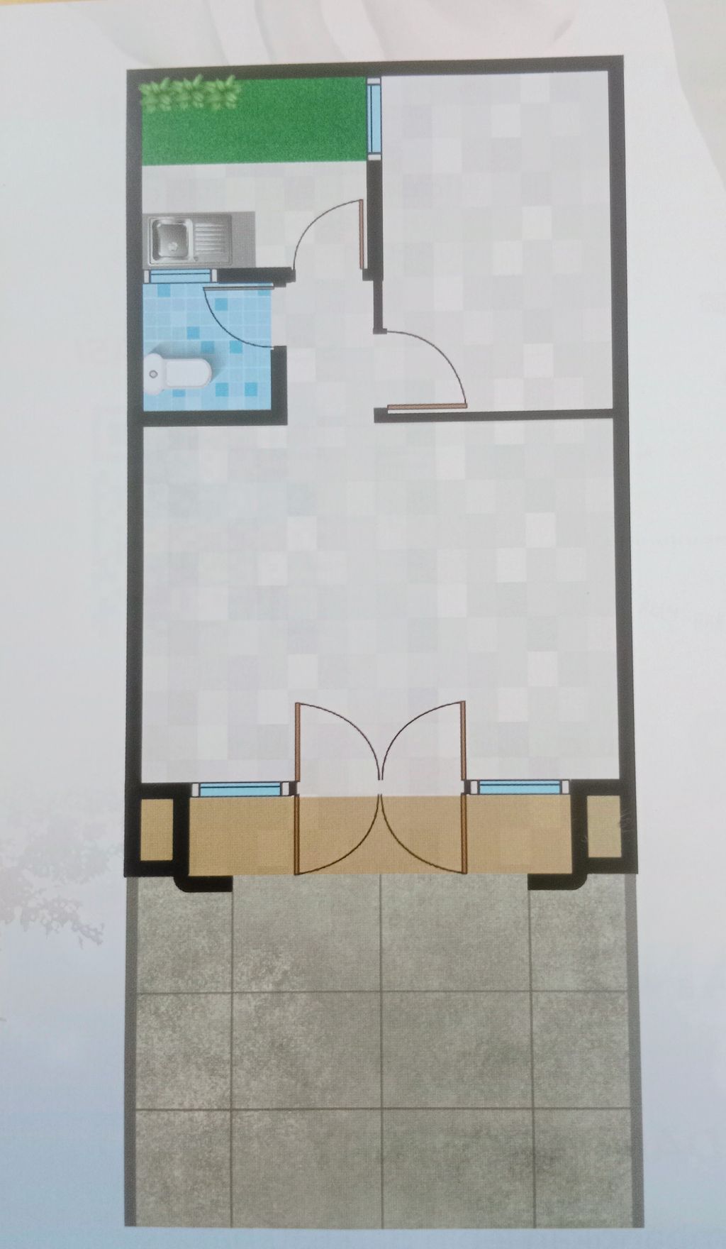 foto denah rumah tipe MICASA perumahan Puri Harmoni Cikasungka Tahap 2