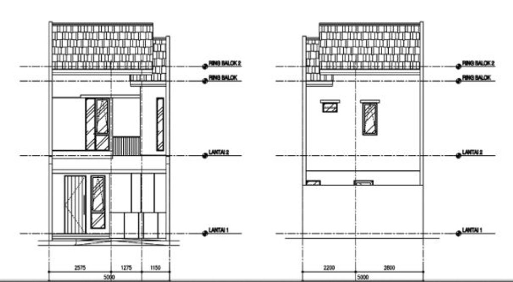foto tampak rumah tipe Cinnamon perumahan PURI JAYA 22