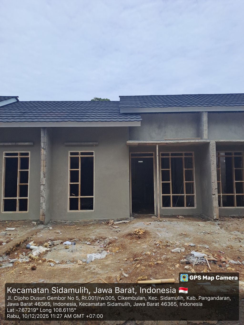 foto tampak rumah tipe 36/72 perumahan Graha Artha 3