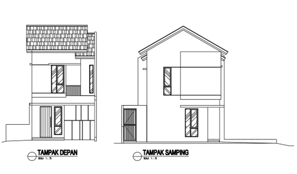 foto tampak rumah tipe Corniche Sudut perumahan PURI JAYA 26