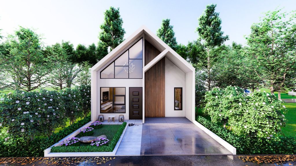 foto tampak rumah tipe 30/60 m2 perumahan STAVIA HILL RESIDENCE TAHAP 2