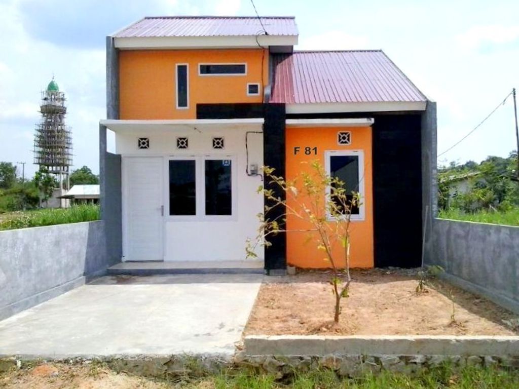 foto tampak rumah tipe 36 Permanen Komersil perumahan Griya Kariangau Baru