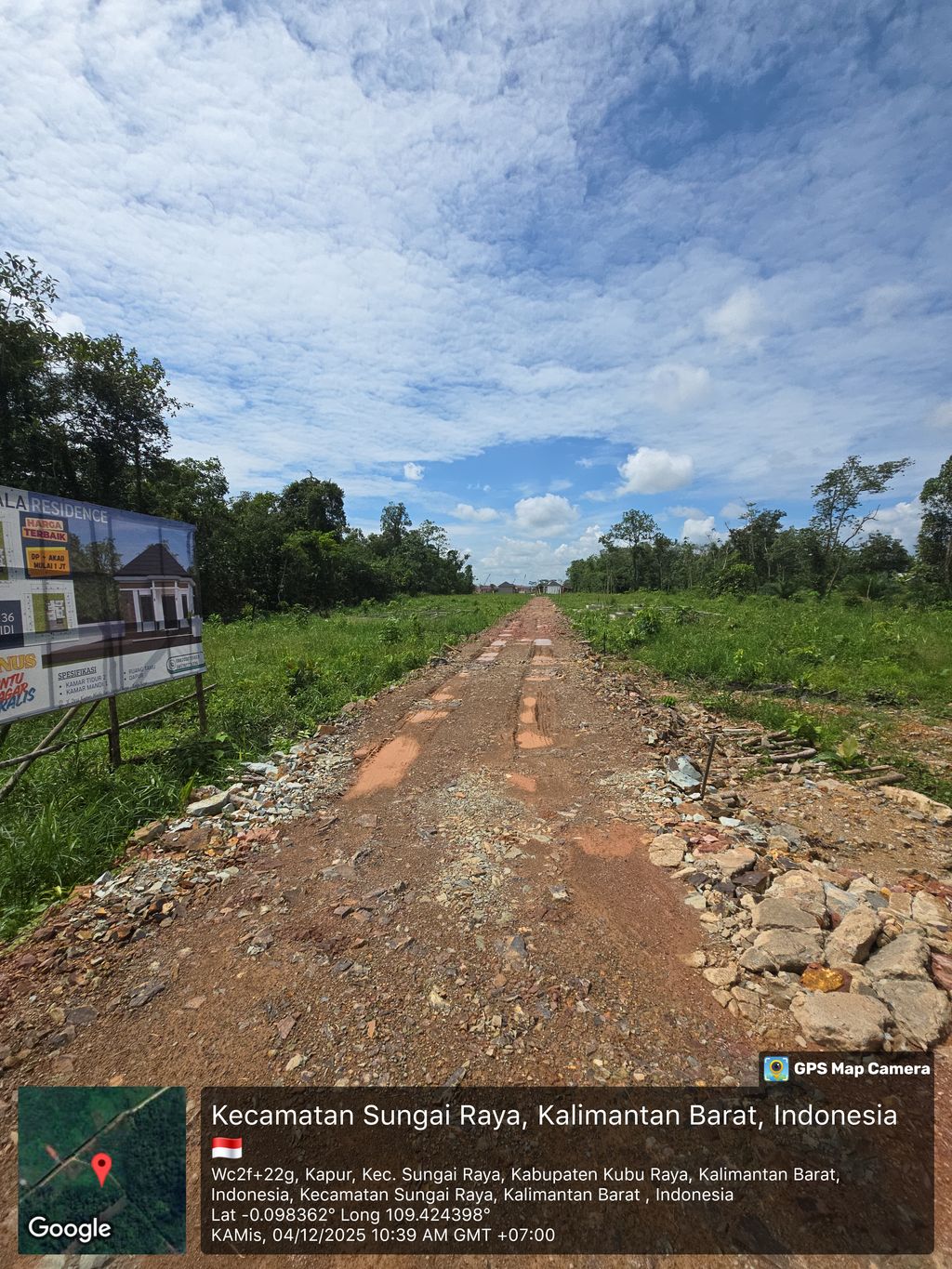foto gerbang perumahan MALA RESIDENCE
