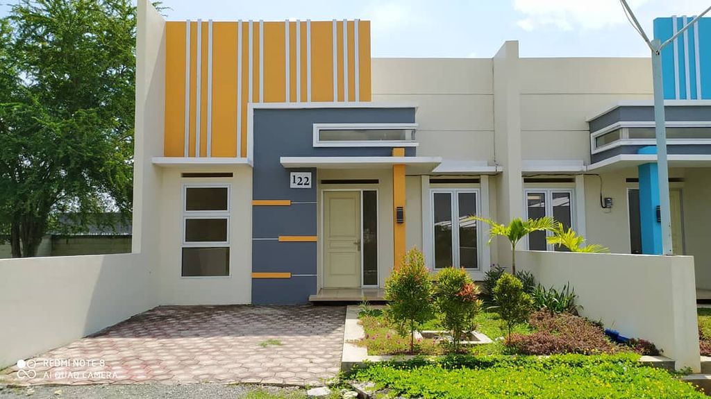 foto tampak rumah tipe 42 perumahan KLASTER RAMAYANA