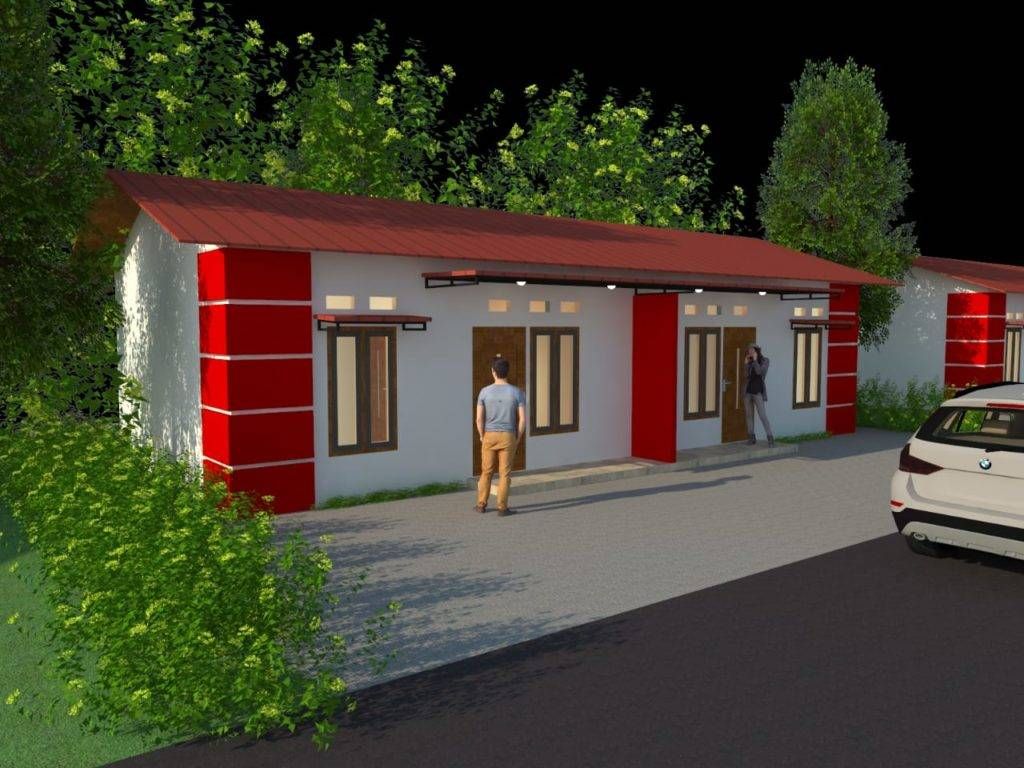 foto tampak rumah tipe 36 perumahan Griya ESA