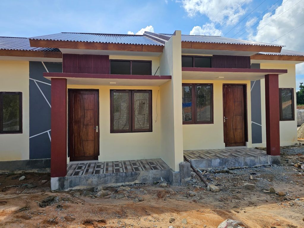 foto tampak rumah tipe 36 perumahan Perumahan Indomas Kampus UKIM Suli