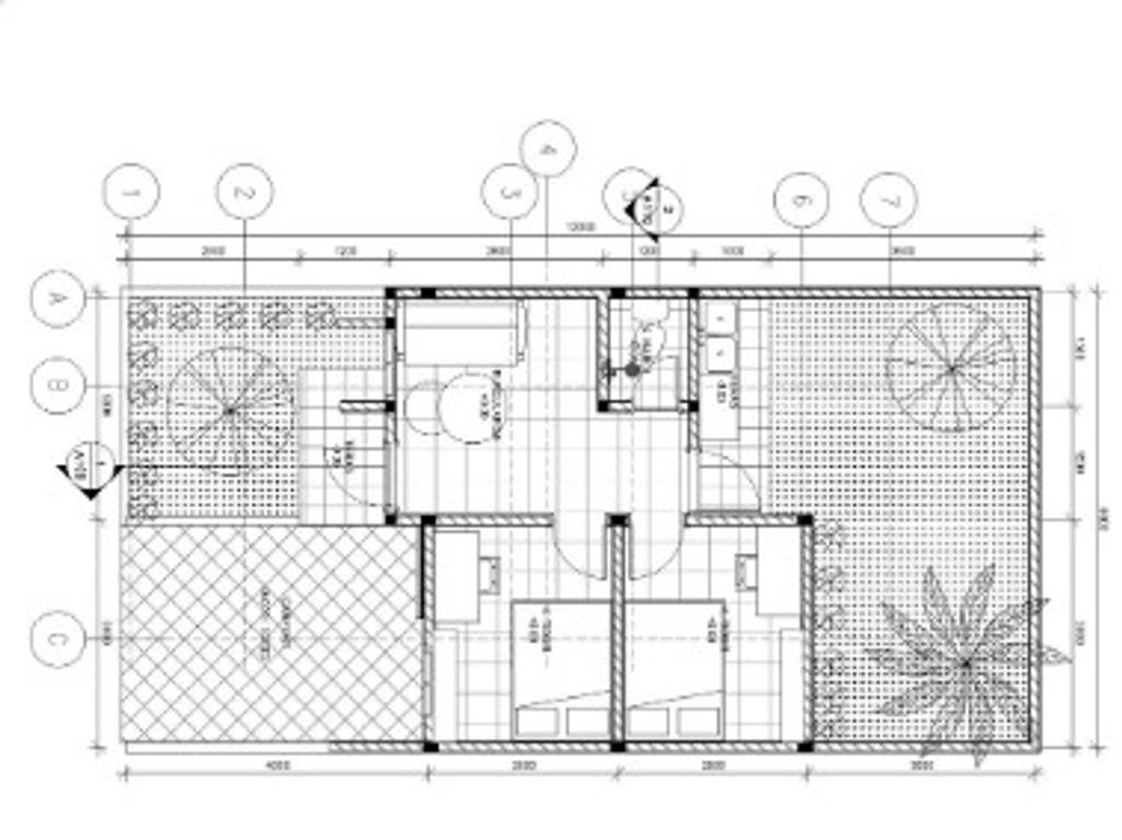 foto denah rumah tipe 27/72 perumahan DARU METROPOLIS