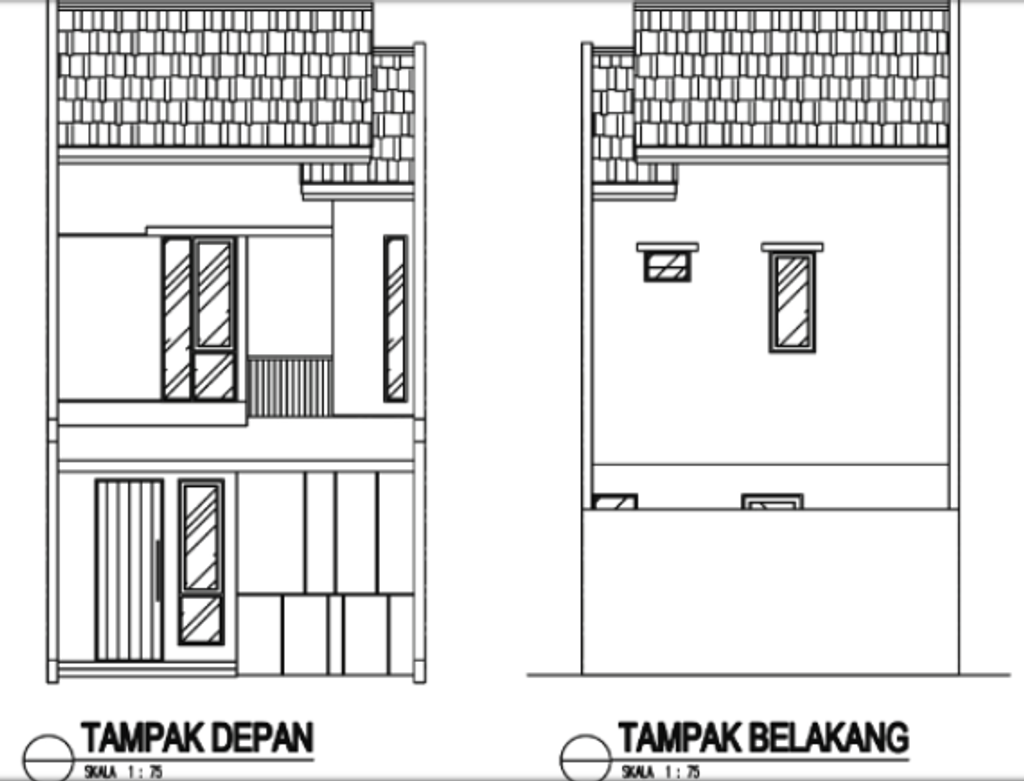 foto tampak rumah tipe Corniche Standar perumahan PURI JAYA 26