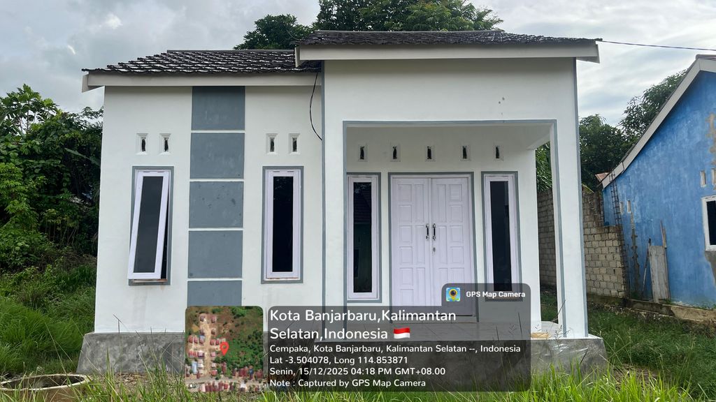 foto tampak rumah tipe 36/160 (2026) perumahan PESONA BORNEO 5