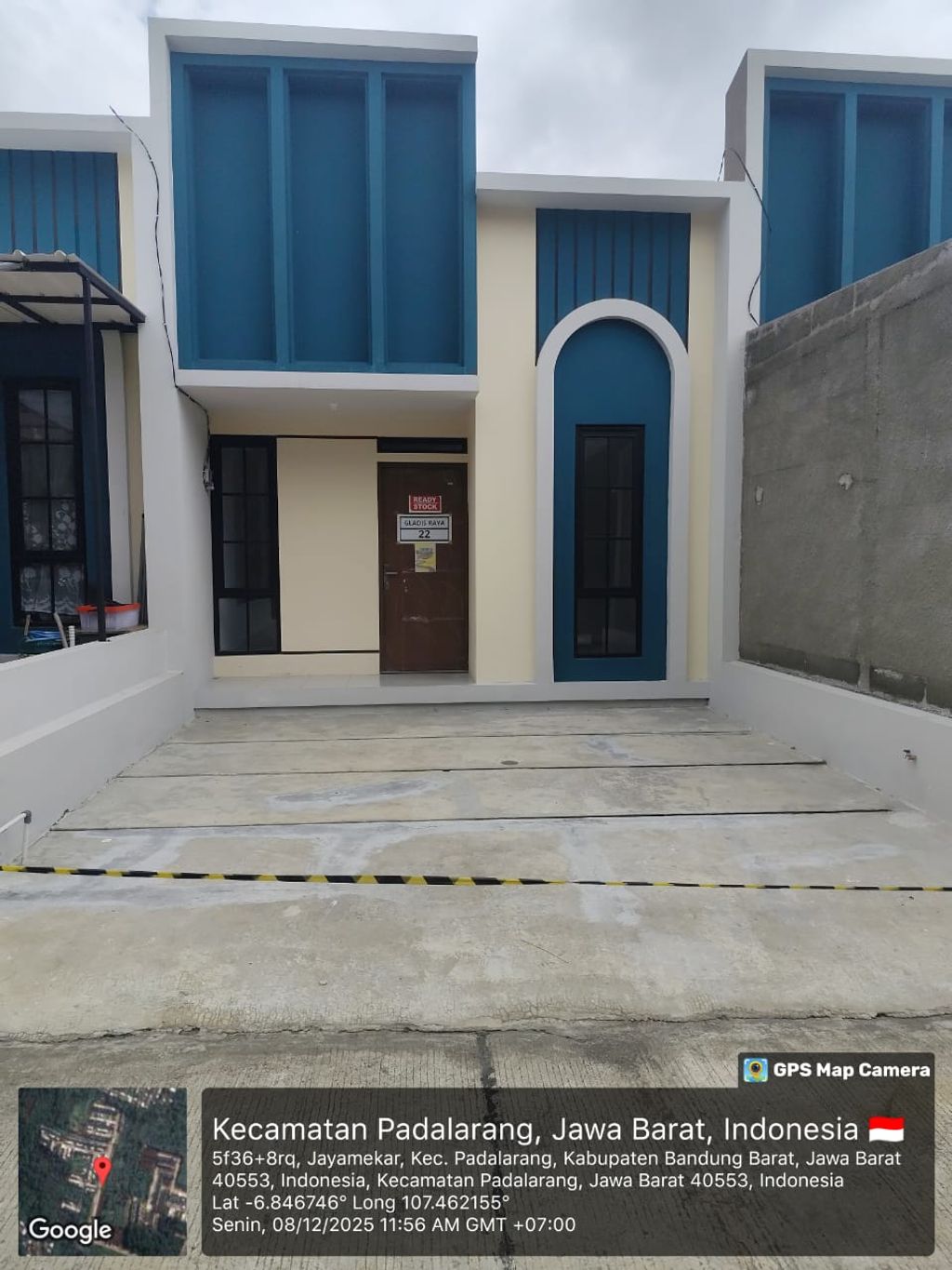 foto tampak rumah tipe 30 1 Lantai Landed (315) perumahan G-Land Padalarang Valley