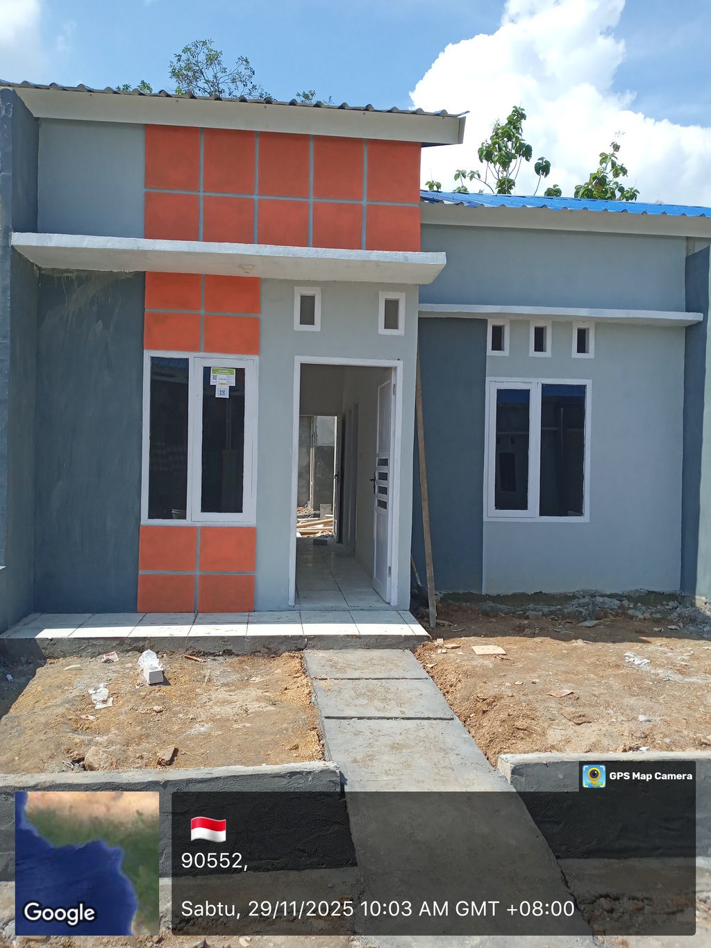 foto tampak rumah tipe 36/72 perumahan TAMAN ALAMANDA RESIDENCE 1