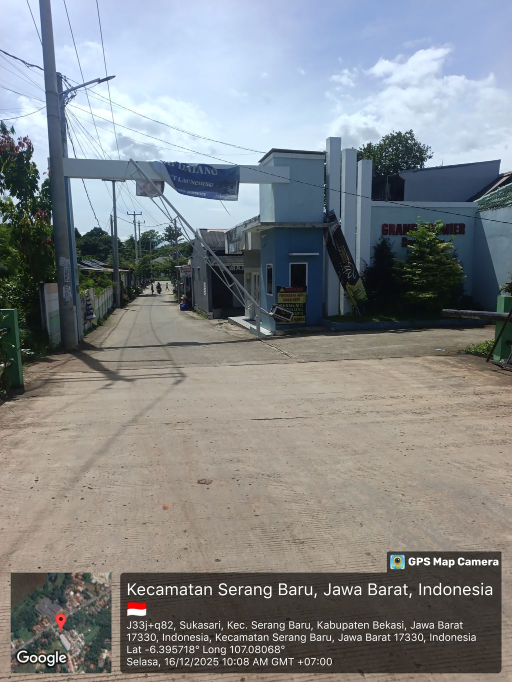 foto gerbang perumahan GRAND PREMIER TAHAP 3