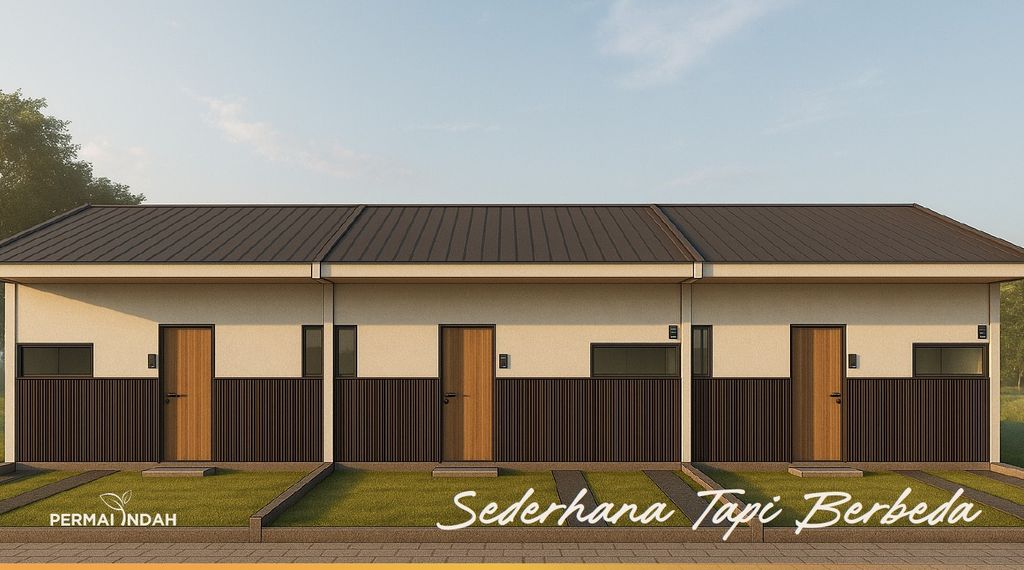 foto tampak rumah tipe Permai Indah perumahan PERMAI INDAH
