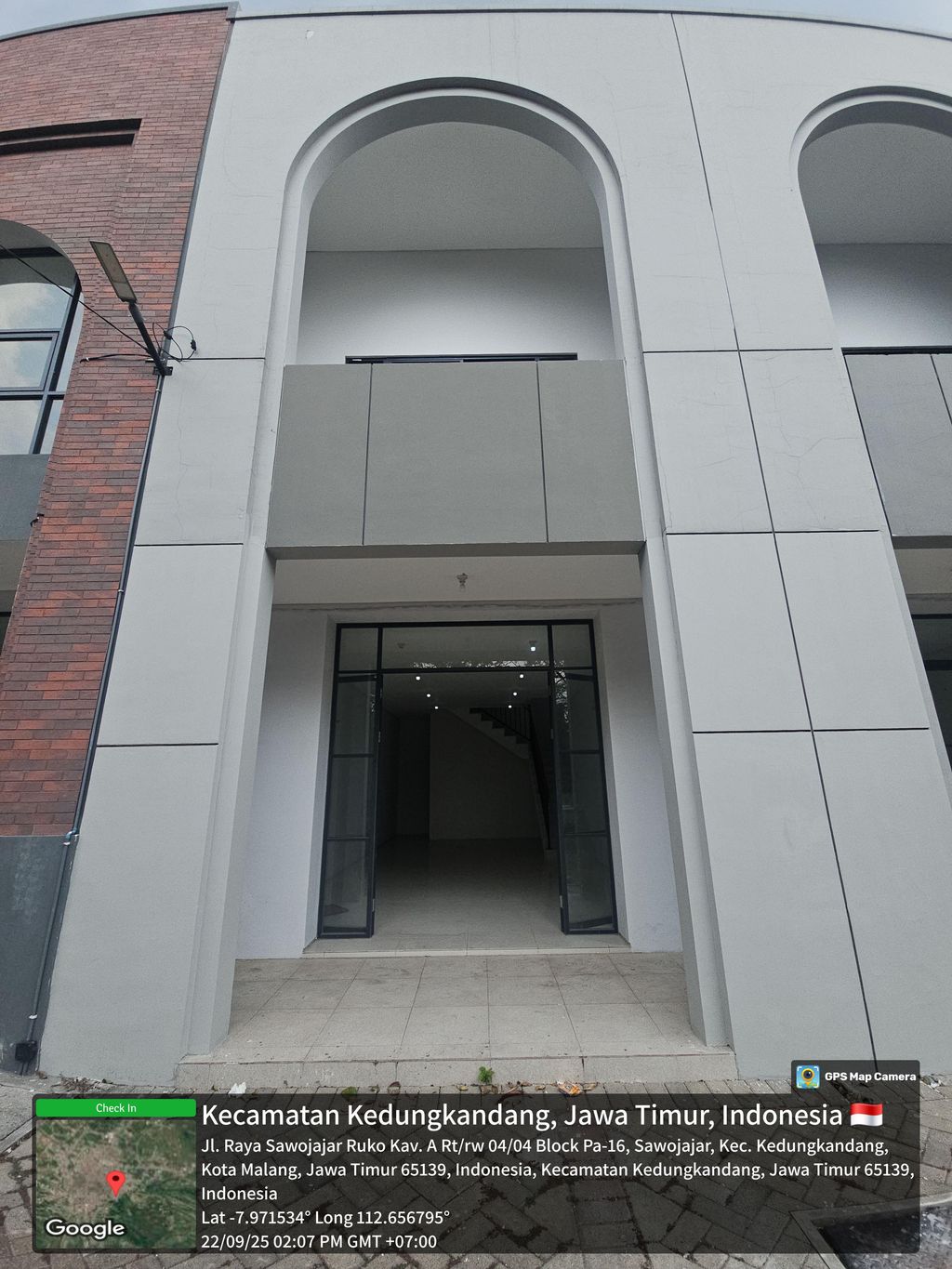 foto tampak rumah tipe Ruko - D perumahan Sawojajar Mas (WOW)